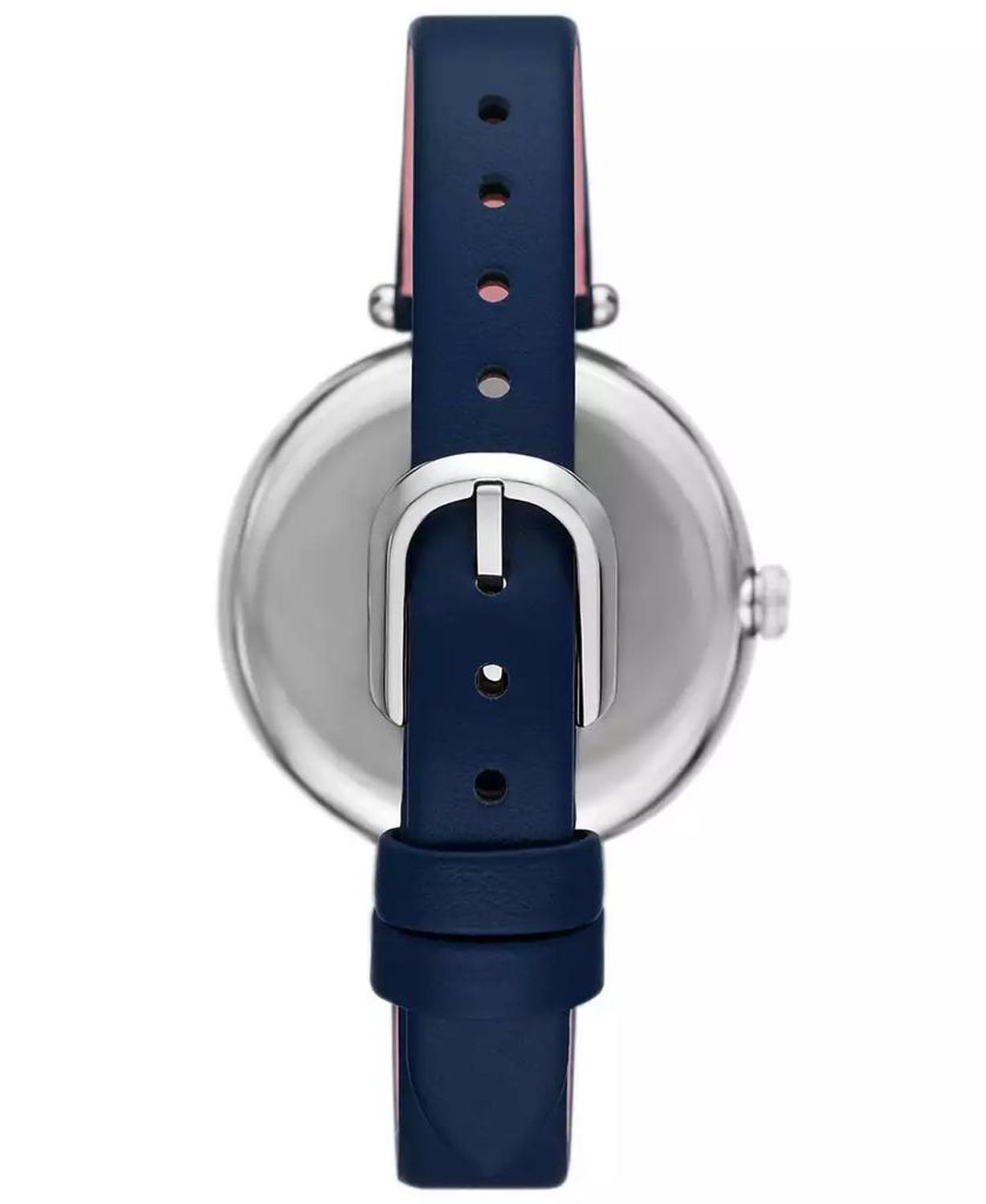 Women's Holland Navy Leather Watch 34mm