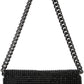 Black 'The Rhinestone J Marc Mini' Shoulder Bag