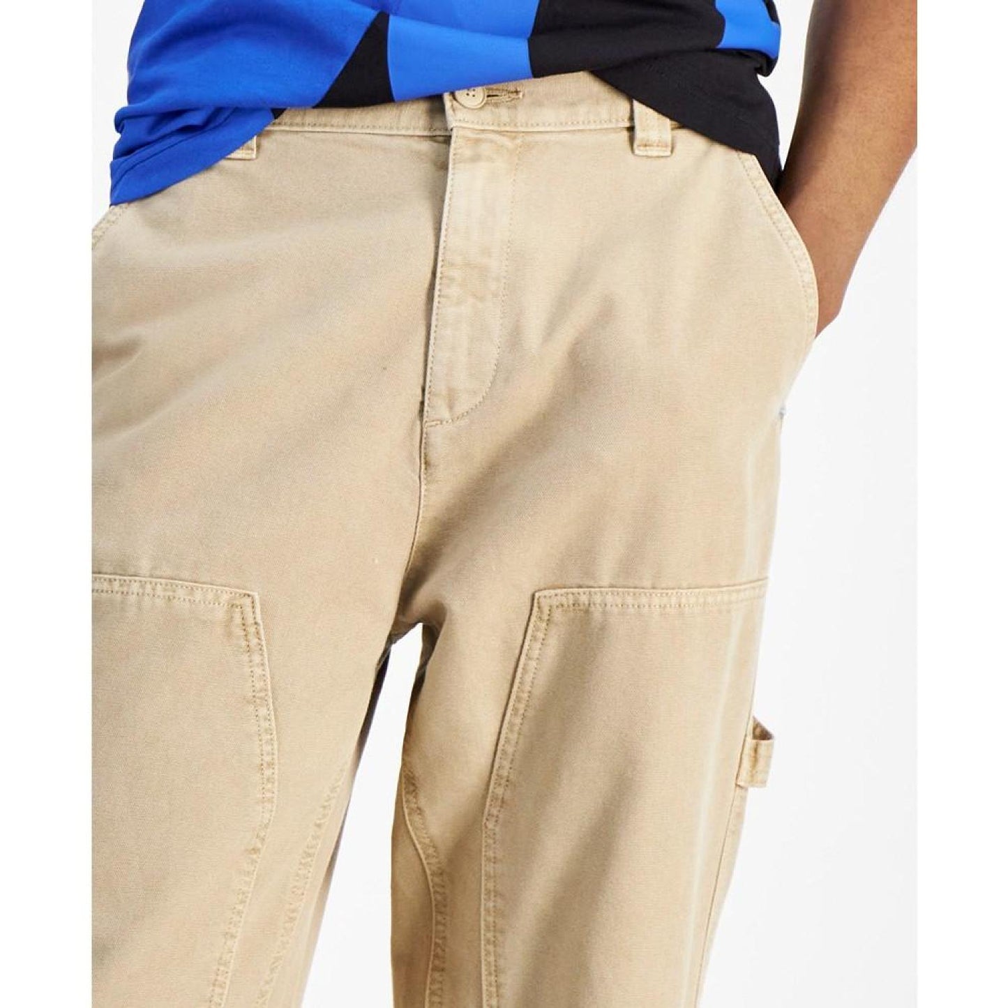 Men's Cotton Tapered-Fit Pants