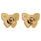 Coach Signature Butterfly Stud Earrings