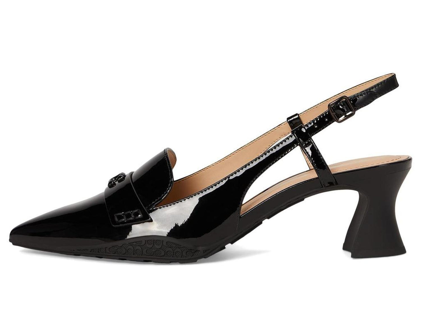 Nikola Patent Leather Hybrid Slingback