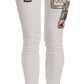 Dolce & Gabbana Queen Of Hearts Embellished Skinny Pants