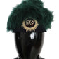 Dolce & Gabbana Elegant Emerald Cashmere Cloche Cap