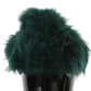 Dolce & Gabbana Elegant Emerald Cashmere Cloche Cap