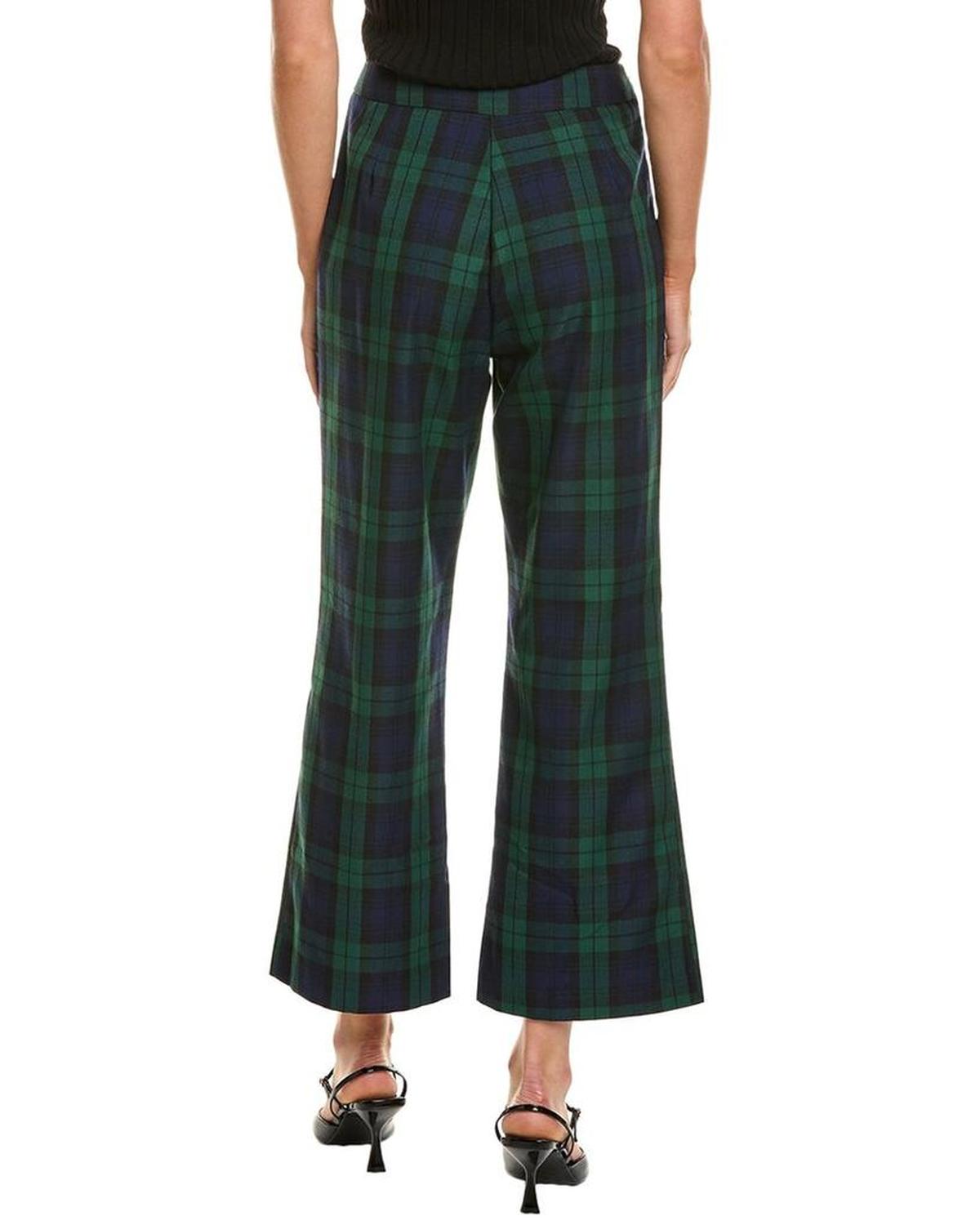 Alexia Admor Jayden Wide Leg Plaid Pant