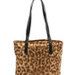 Taylor Leopard Crossbody Tote in Animal Print Nylon