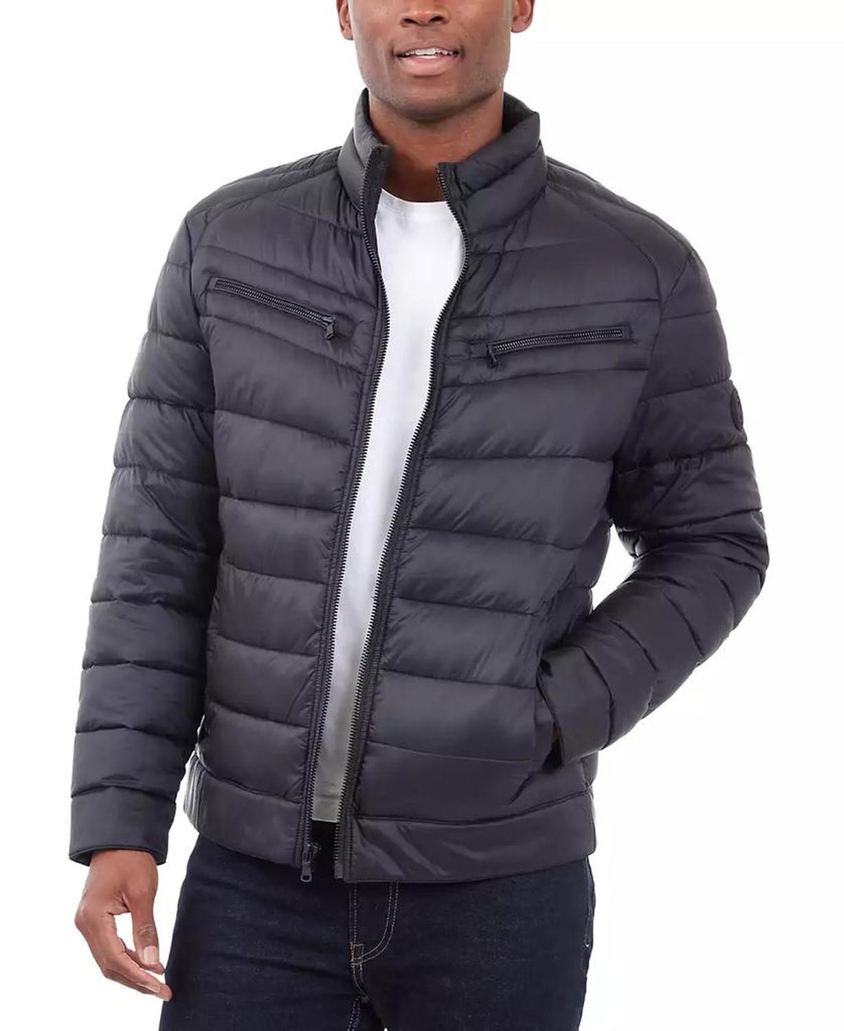 Men's Quilted Full-Zip Puffer Jacket