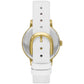 Women's Metro White Leather Watch 34mm