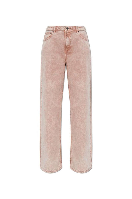 Michael Michael Kors Garment-Dyed Wide Leg Jeans