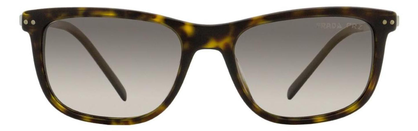 Prada Men's Polarized Sunglasses SPR18Y 2AU09G Havana 54mm