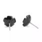 Women's Faux Stone Signature Tea Rose Stud Earrings