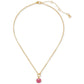 Gold-Tone Pop of Joy Spade Flower Pendant Necklace, 16" + 3" extender