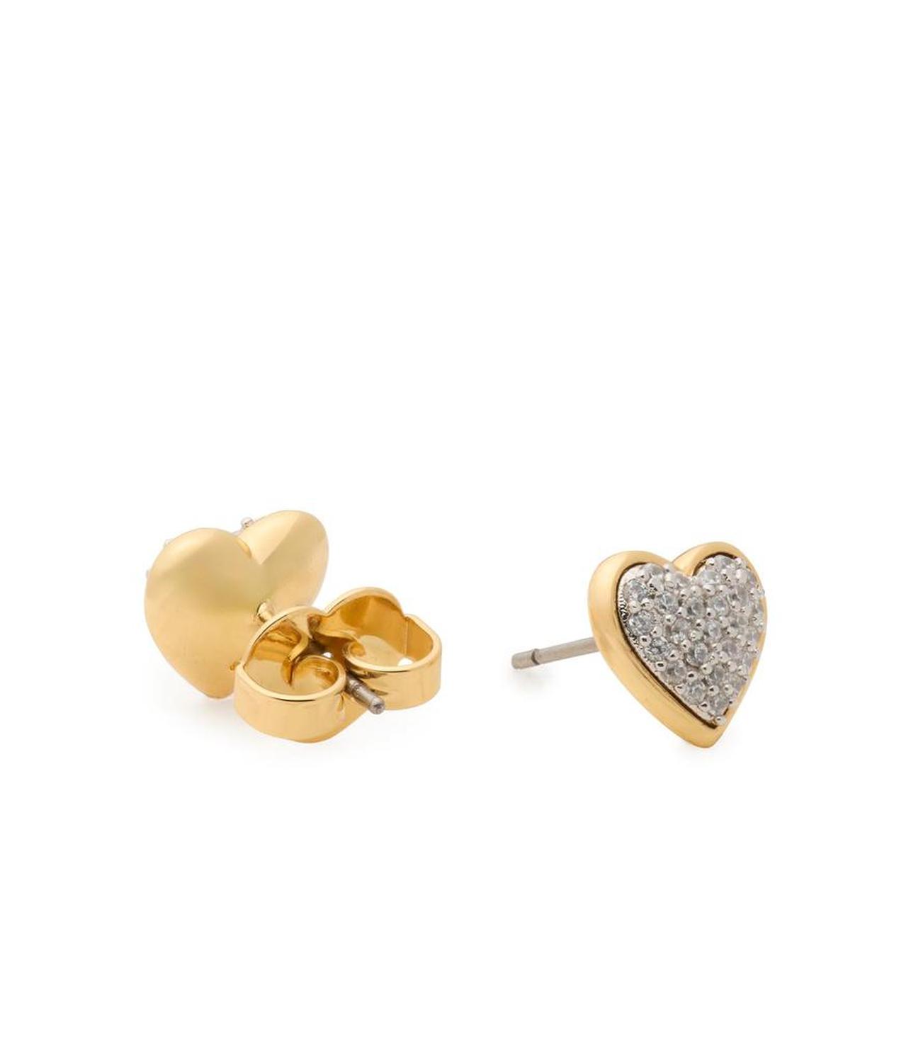 Heart Pave Studs