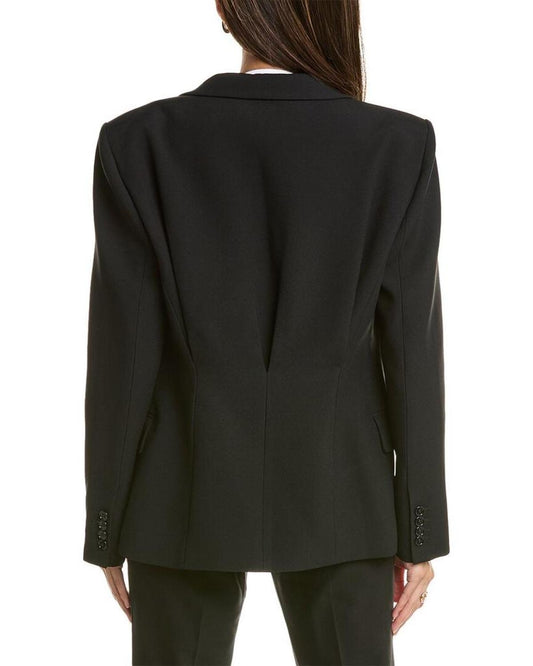 Michael Kors Collection Crepe Sable Cutaway Jacket