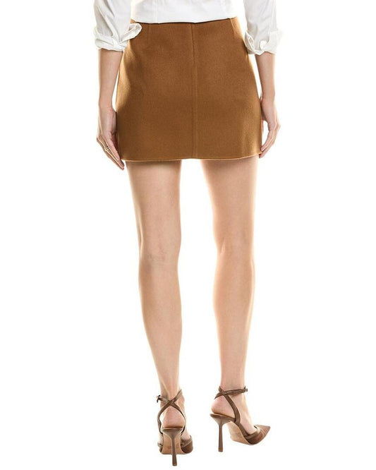 Melton Wool Mini Skirt