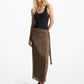 Cheetah Print Chiffon Pareo Wrap Skirt