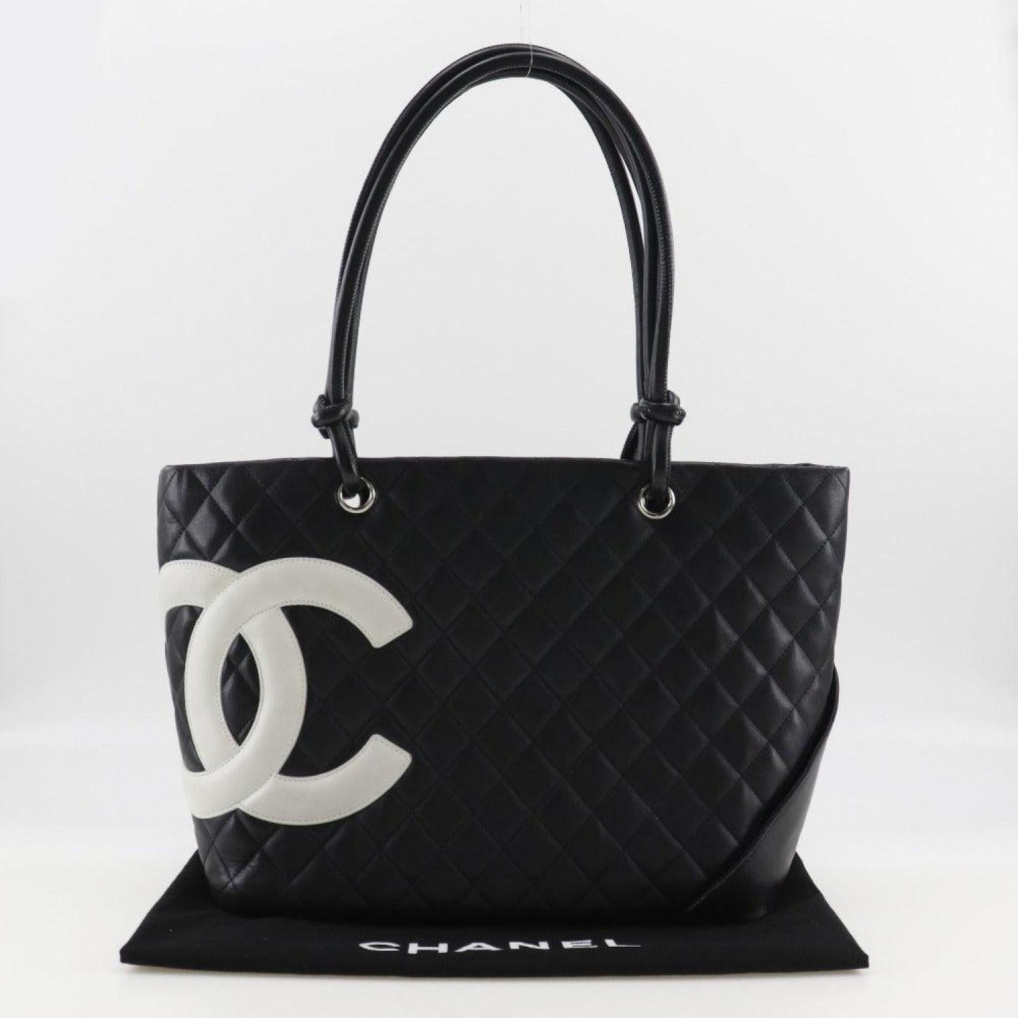 Chanel Cambon  Pony-Style Calfskin Tote Bag (Pre-Owned)