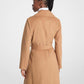 Wool Blend Wrap Coat