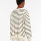 Weekend Natura Oversized Stripe Sweater In Black