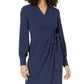 Double-Faced Georgette Wrap Dress