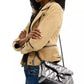 Metallic Leather Quilted Tabby Shoulder Bag 26