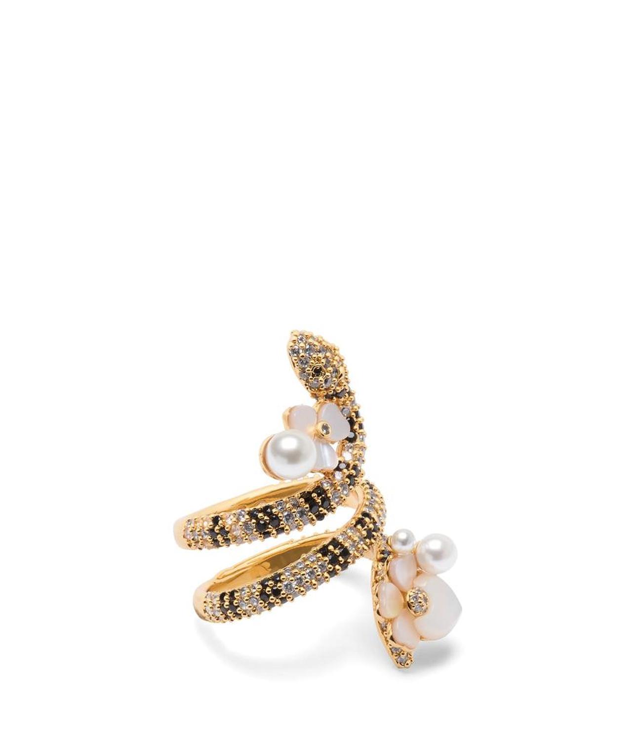 Shining Snake Statement Wrap Ring