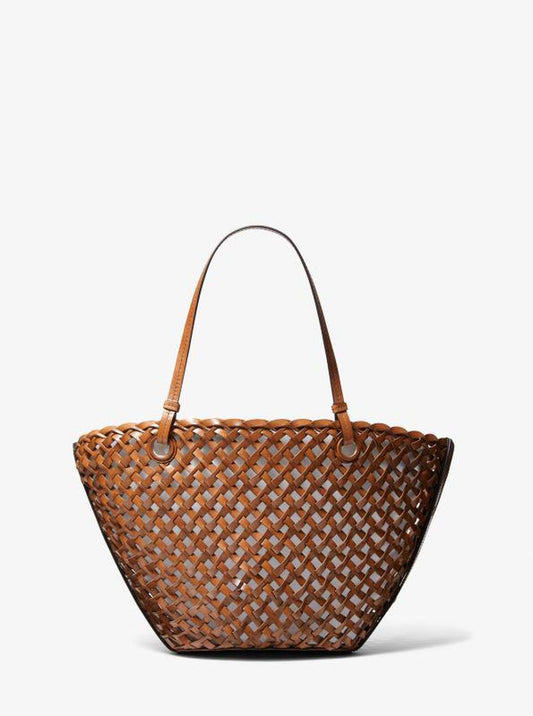 Isabella Medium Hand-Woven Leather Tote Bag