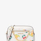 Jet Set Large Fruit Print Logo Crossbody Bag