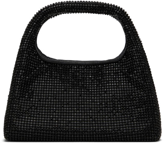 Black 'The Rhinestone Mini Sack' Tote