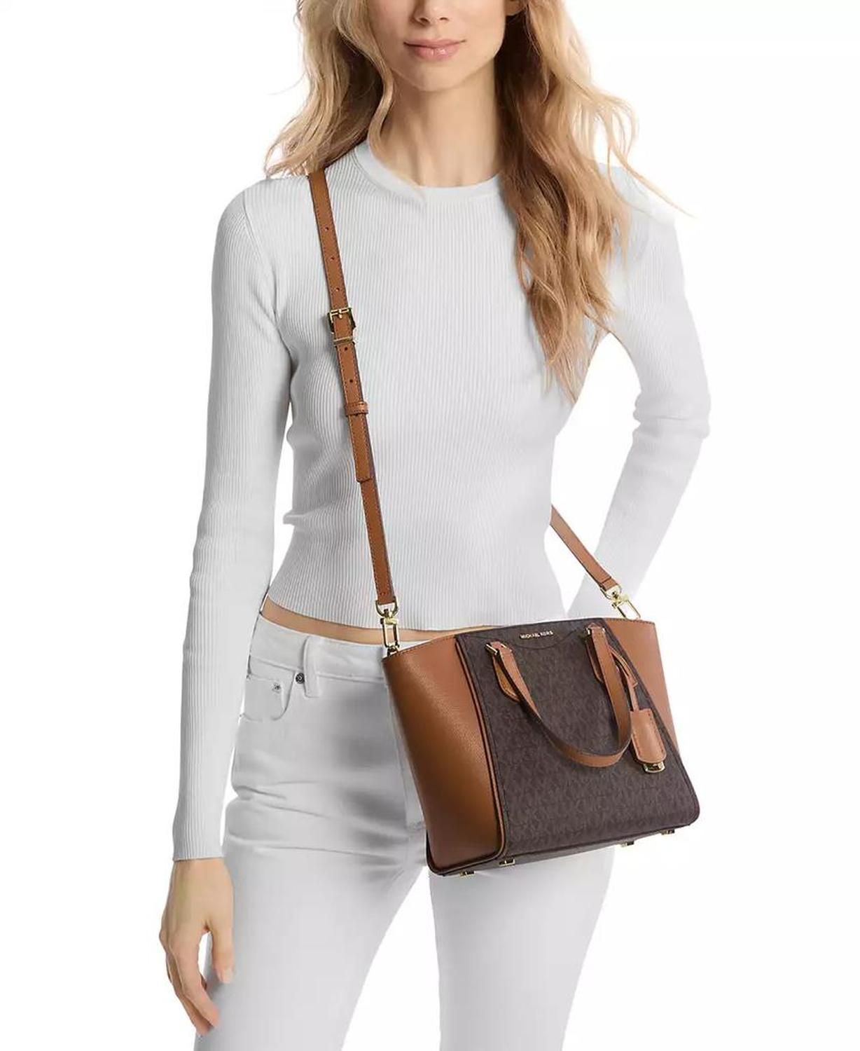 Taryn Logo Small Convertible Top Zip Crossbody