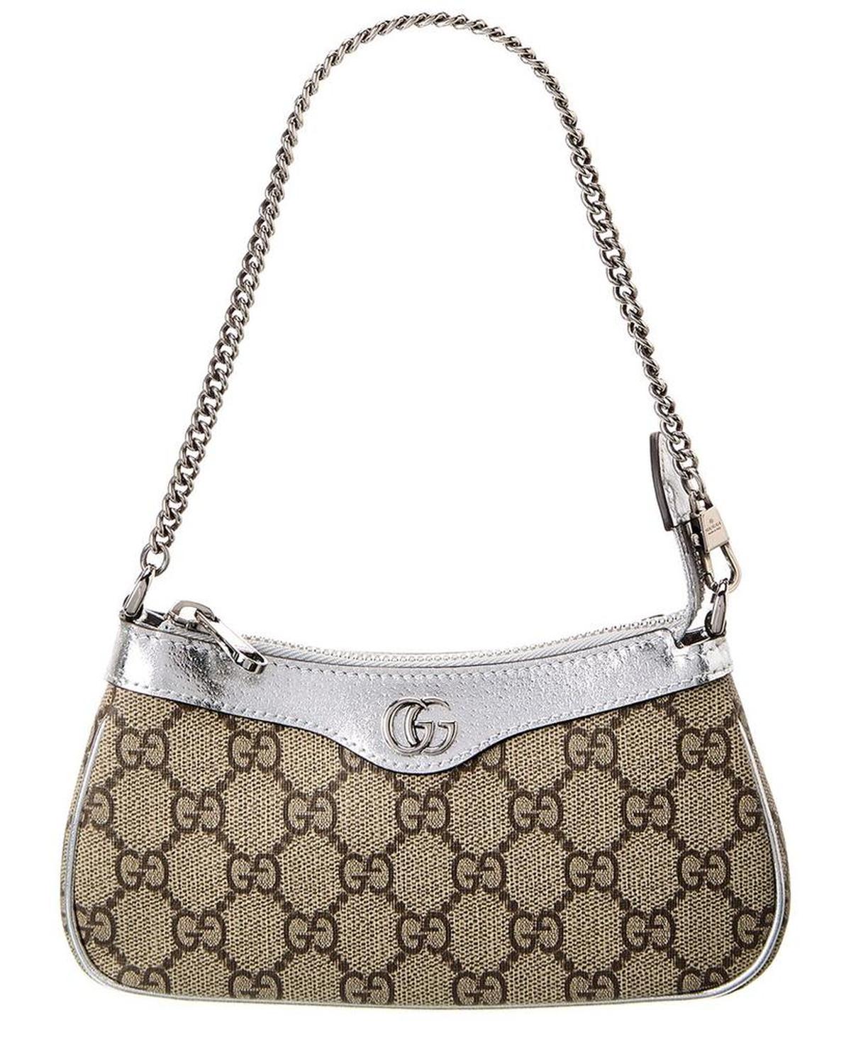 Gucci Ophidia Mini GG Supreme Canvas & Leather Shoulder Bag