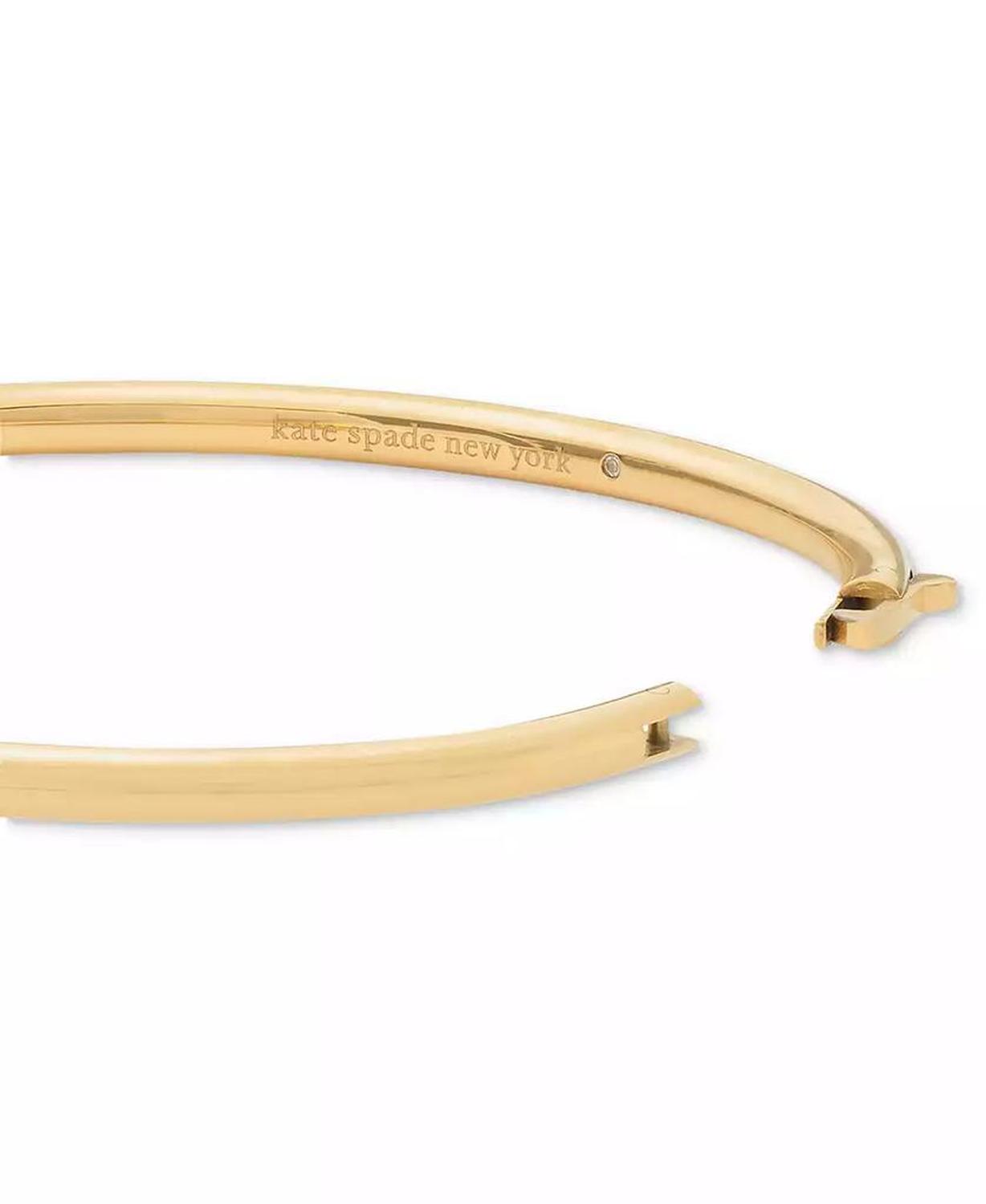 Logo-Engraved Thin Bangle Bracelet