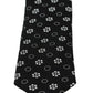 Dolce & Gabbana Elegant Black Floral Silk Necktie