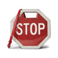 Cars Glitter Patent Leather 3D Stop Sign Crossbody