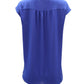 Michael Kors Embellished Sleeveless Blouse in Blue Polyester