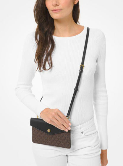 Maisie Medium Pebbled Leather 3-in-1 Crossbody Bag