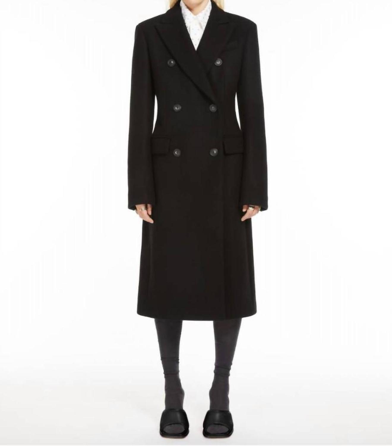 Ghia Coat In Black