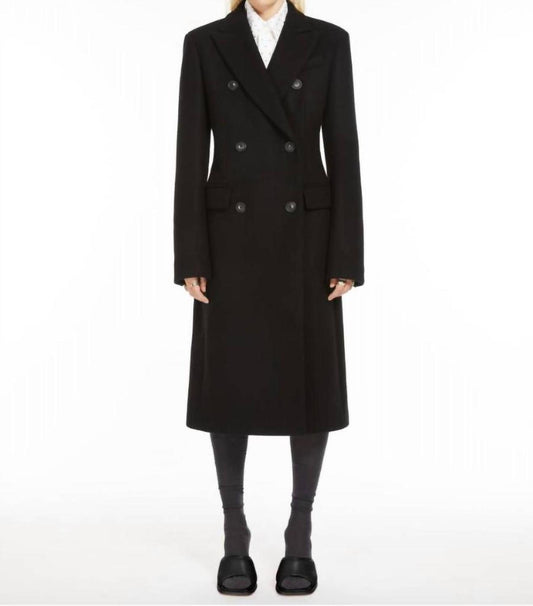 Ghia Coat In Black