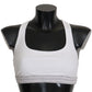 Dolce & Gabbana Elegant White Stretch Sport Bra