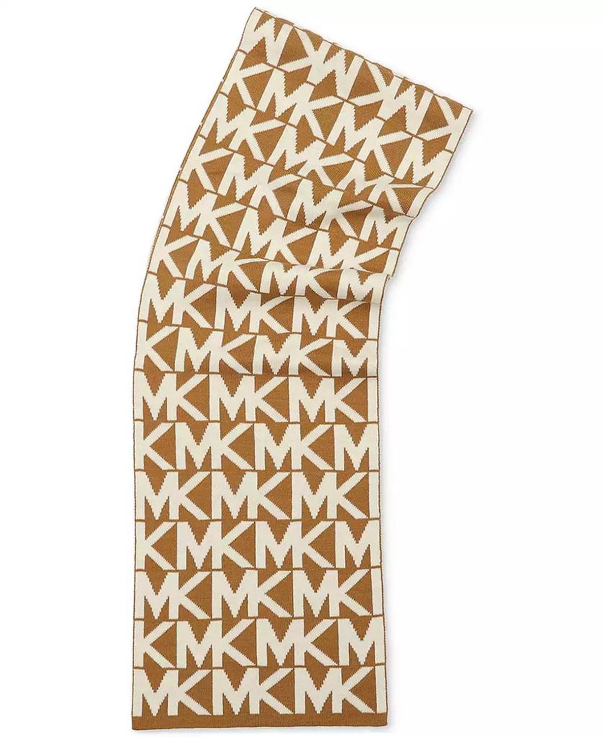 MICHAEL Major MK Repeating Logo Knit Scarf