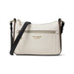 Hudson Color-Blocked Pebbled Leather Medium Crossbody