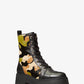 Blake Camouflage Print Calf Hair Combat Boot