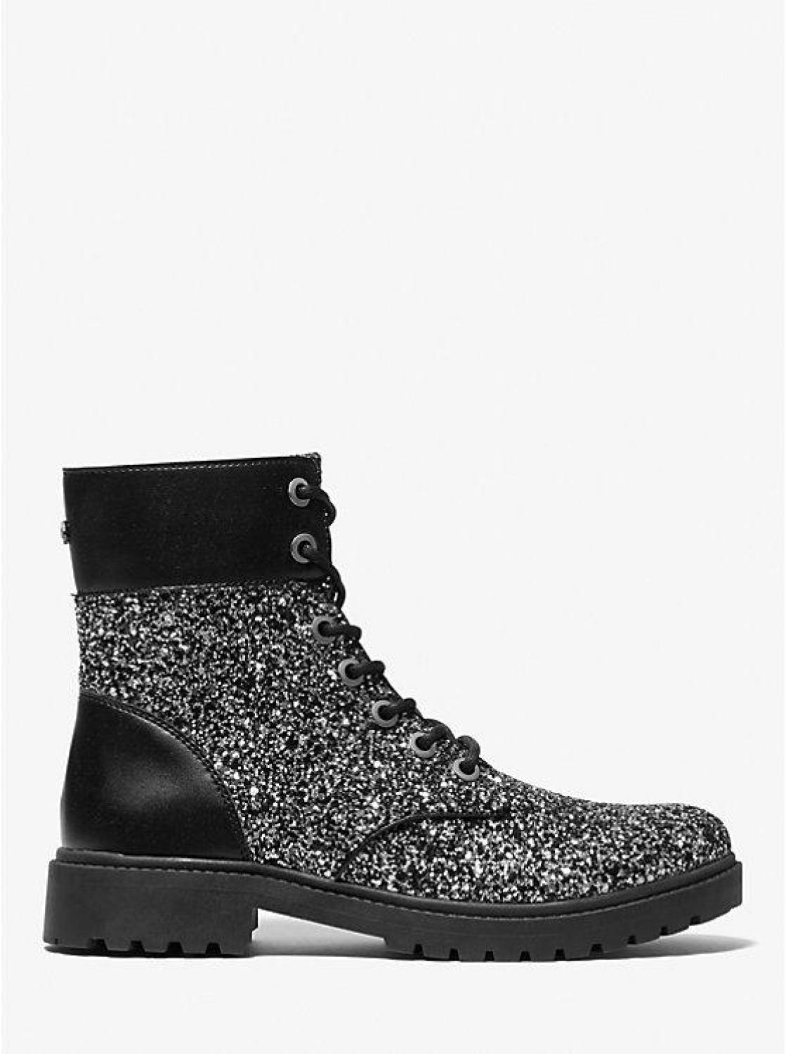 Alistair Glitter Combat Boot