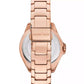 Women's Kacie Three-Hand Rose Gold-Tone Stainless Steel Watch 39mm