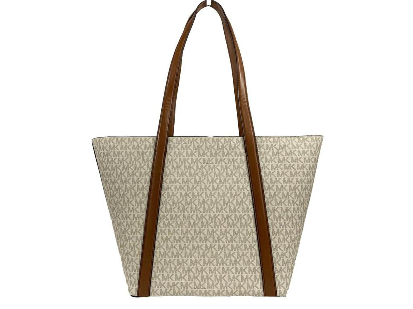 Michael Kors Large Pratt ivory Shoulder Zip Tote Women's Bag