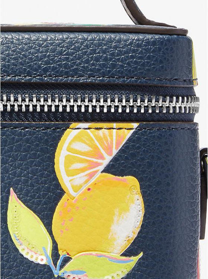 Sandrine Small Sequined Fruit Print Crossbody Bag