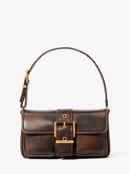 Colby Medium Burnished Leather Shoulder Bag