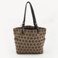 Michael Michael Kors  Signature Canvas And Leather Jet Set Tote