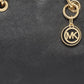 Michael Kors Black Leather Medium Cynthia Tote