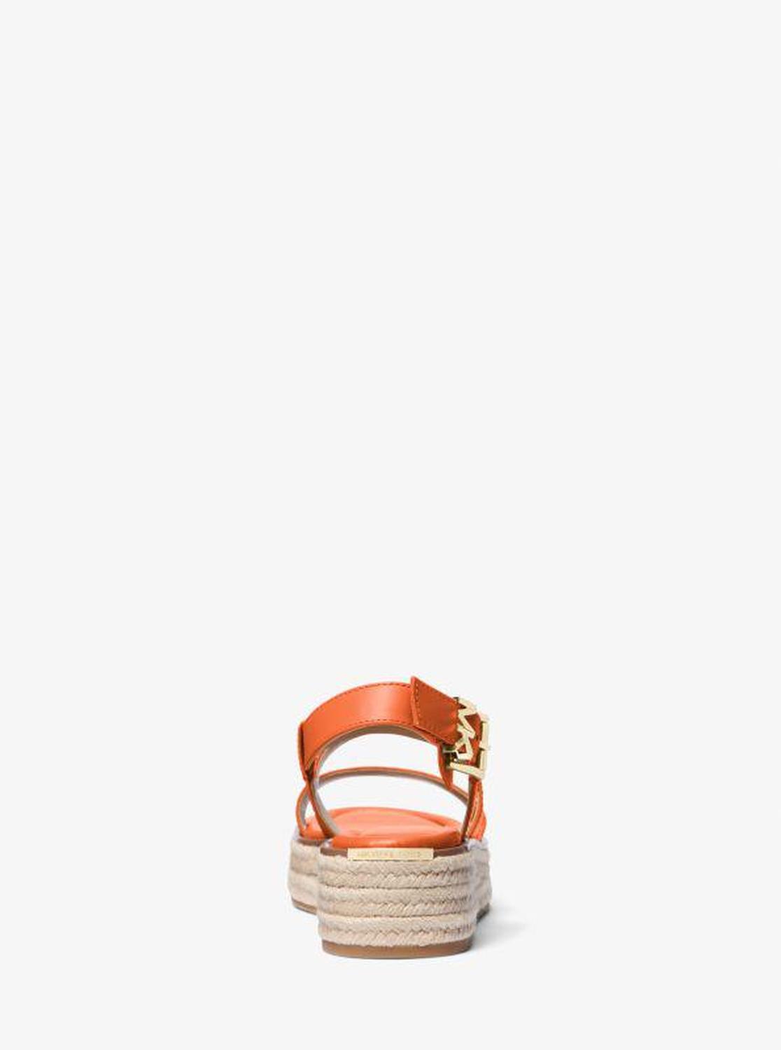 Lynn Leather Platform Espadrille Sandal